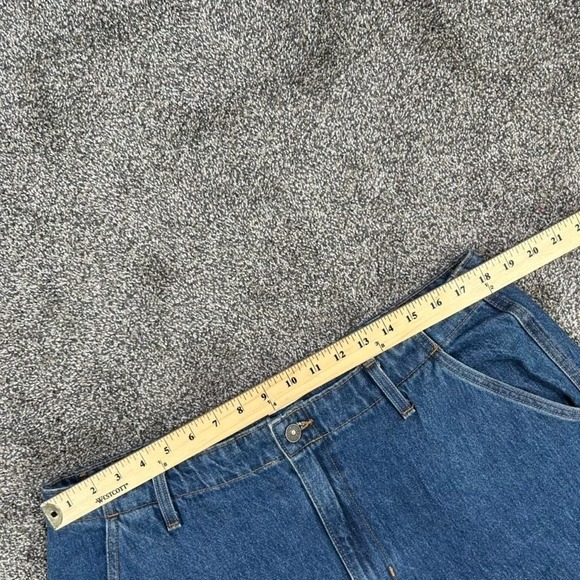 Levis 94 Baggy Cargo Jeans Mens 32x30 Thick Blue Wash Denim Skater Grunge 90s - Picture 8 of 12